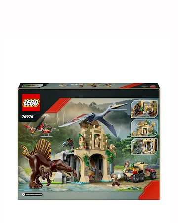 LEGO Jurassic World Spinosaurus & Quetzalcoatlus Air Mission Dinosaur 76976