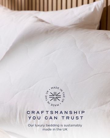 Snuggledown Luxury Cotton Quilted Firm Support Pillows - 2 Pack