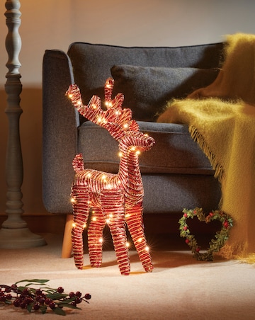 Three Kings Red Gold Braid WonderDeer