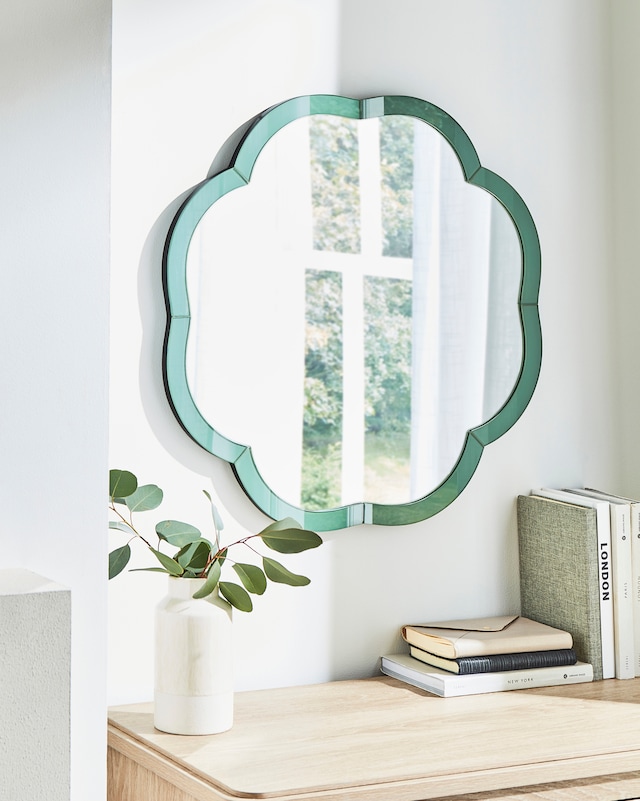 Julipa Coloured Glass Wall Mirror