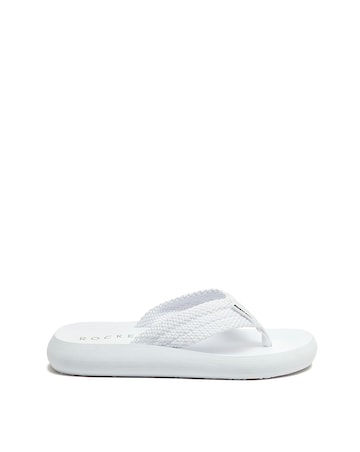 Rocket Dog White Sunset Toe Post Sandals