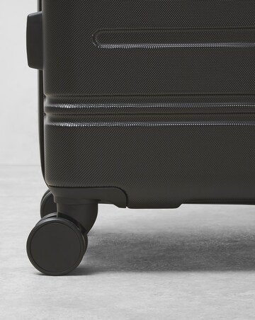 Rock Lisbon 3pc Suitcase Set - Black