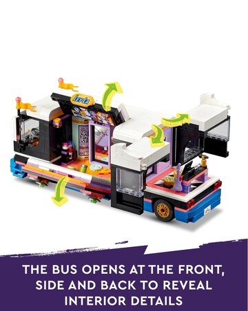 LEGO Friends Pop Star Music Tour Bus Vehicle Toy Set 42619