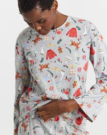 Pretty Secrets Christmas Matching Family Pyjama Set Womens