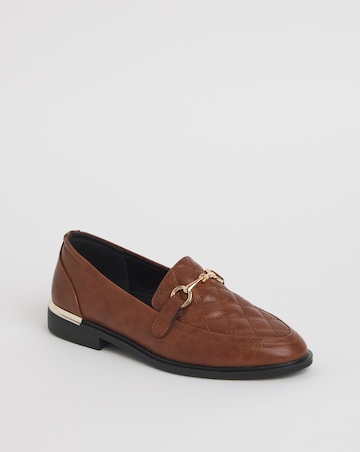 Cushion Walk Quilted Loafers Extra Wide EEE Fit