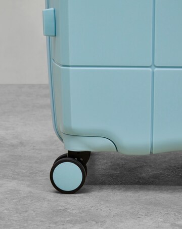 Rock Pixel Large Suitcase - Pastel Blue