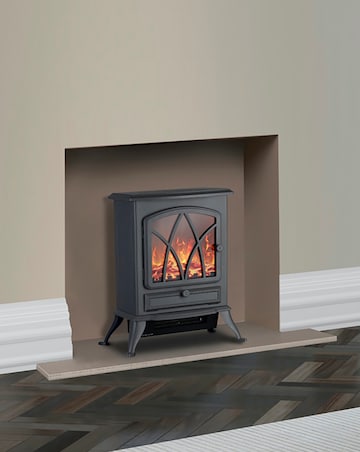 Warmlite 2KW Grey Electric Fire Stove