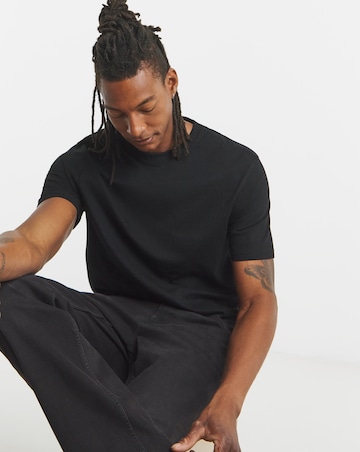 Pure Cotton T-Shirt- Black