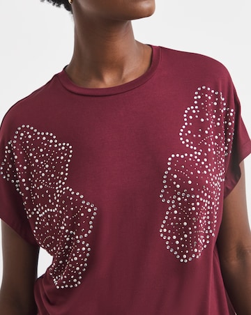 Floral Embellished T-Shirt