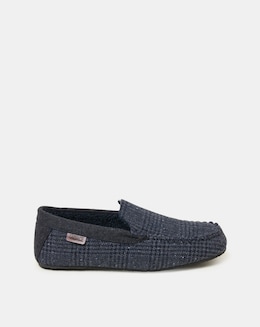 FatFace Noah Moccasin Slipper - Navy