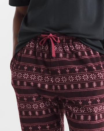 Christmas Fairisle Fleece Lounge Pant