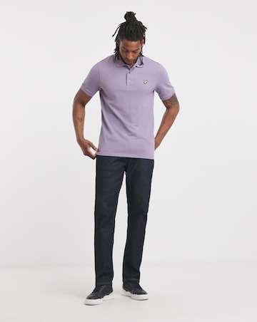 Lyle & Scott Classic Short Sleeve Polo - Purple