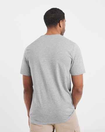 5 Pack Pure Cotton Crew Neck T-Shirts Long Length