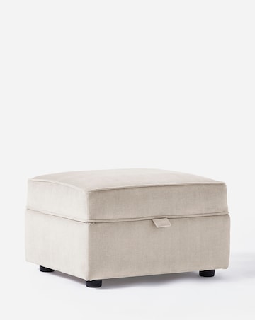 Joanna Hope Tilly Chenille Storage Footstool