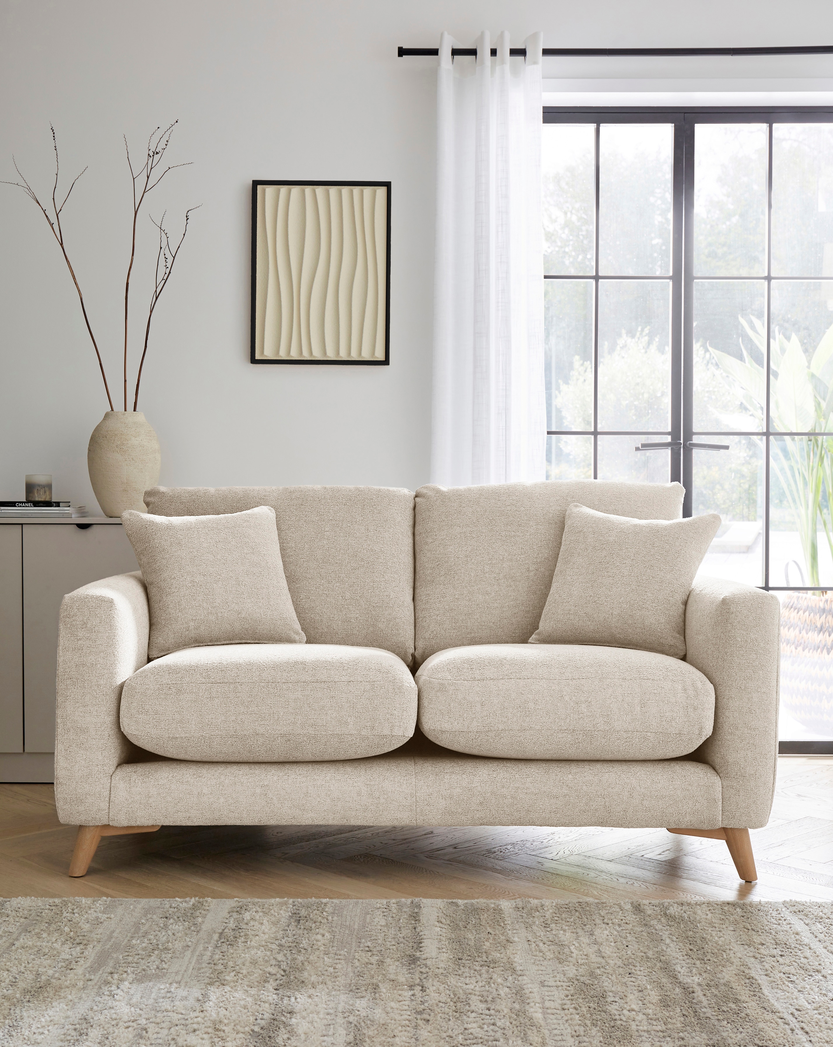Beckett Chenille 2 Seater Sofa | JD Williams
