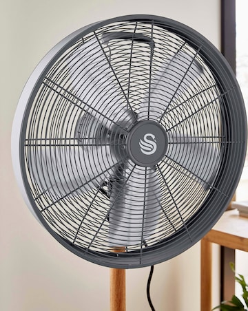 Swan 16 Grey Nordic Pedestal Fan