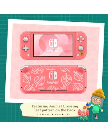 Nintendo Switch Lite Coral Isabelle Aloha Edition & 12 Months Switch Online