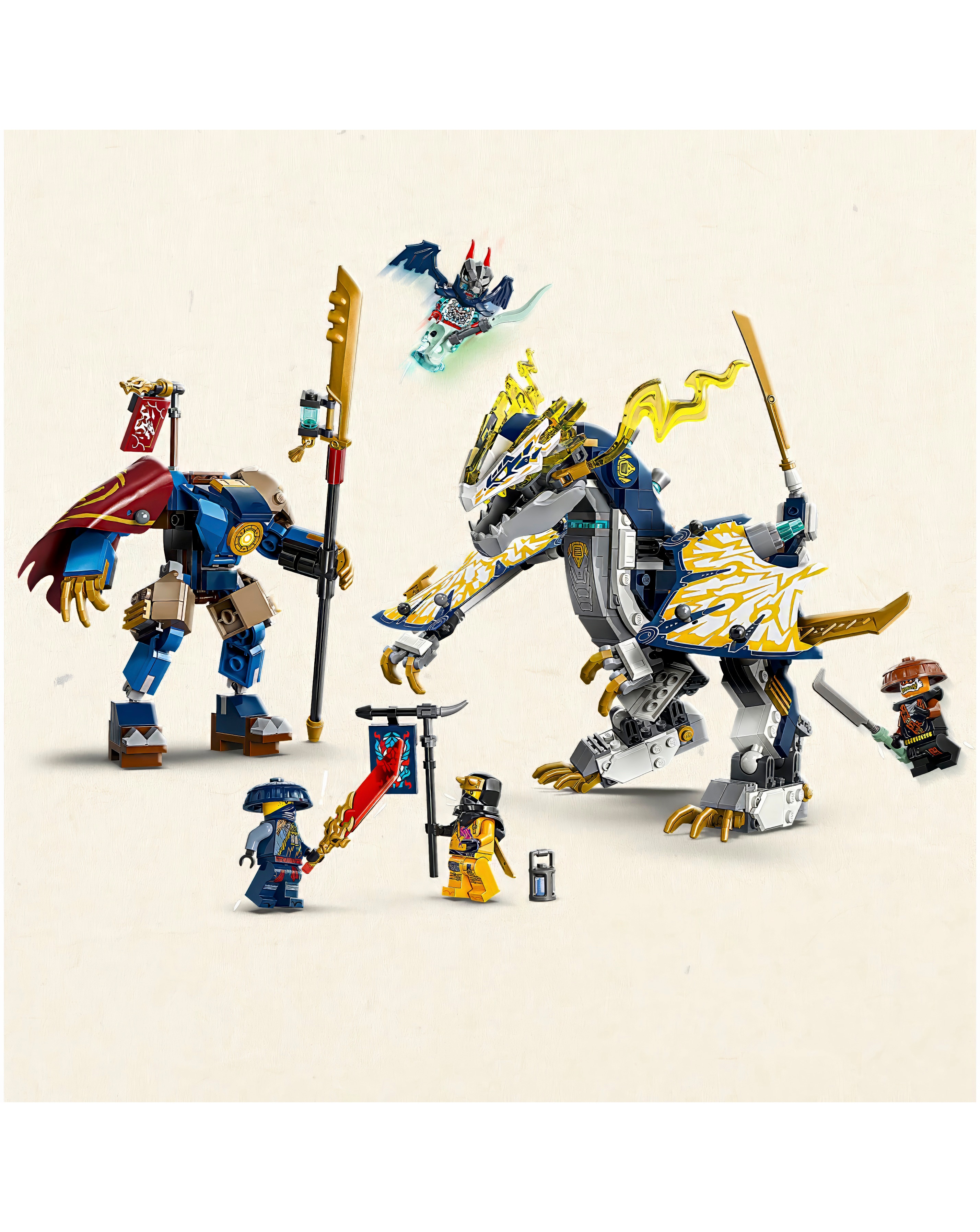 LEGO NINJAGO Rogue's Mech Dragon Rider Ninja Toy and Dragon Battle