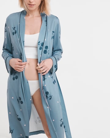 Pretty Secrets Cherry Print Supersoft Dressing Gown