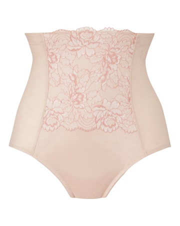 MAGISCULPT Ella Lace Firm Tummy Control Waist Nipper Knickers - Blush