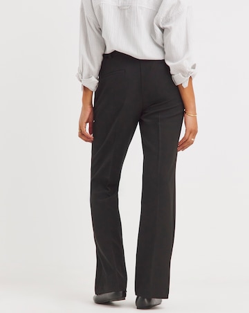 Black Tailored Bootcut Trousers
