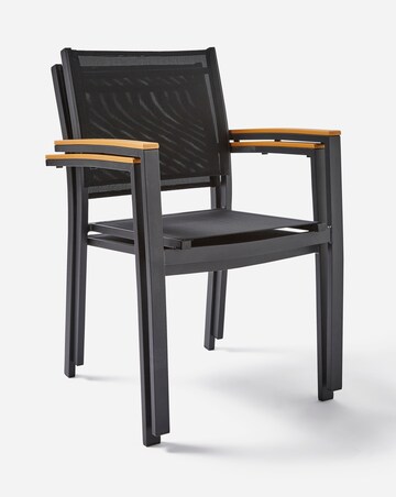 Venice Wood Look 6 Seater Dining Set