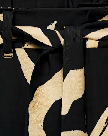 Mango Printed Straight-Fit Trousers