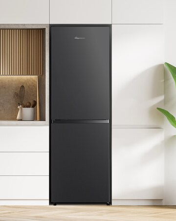 Fridgemaster MC55240EB 174cm 50/50 Fridge Freezer Black