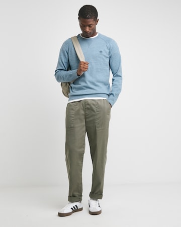 Timberland Cotton Raglan Sleeve Jumper