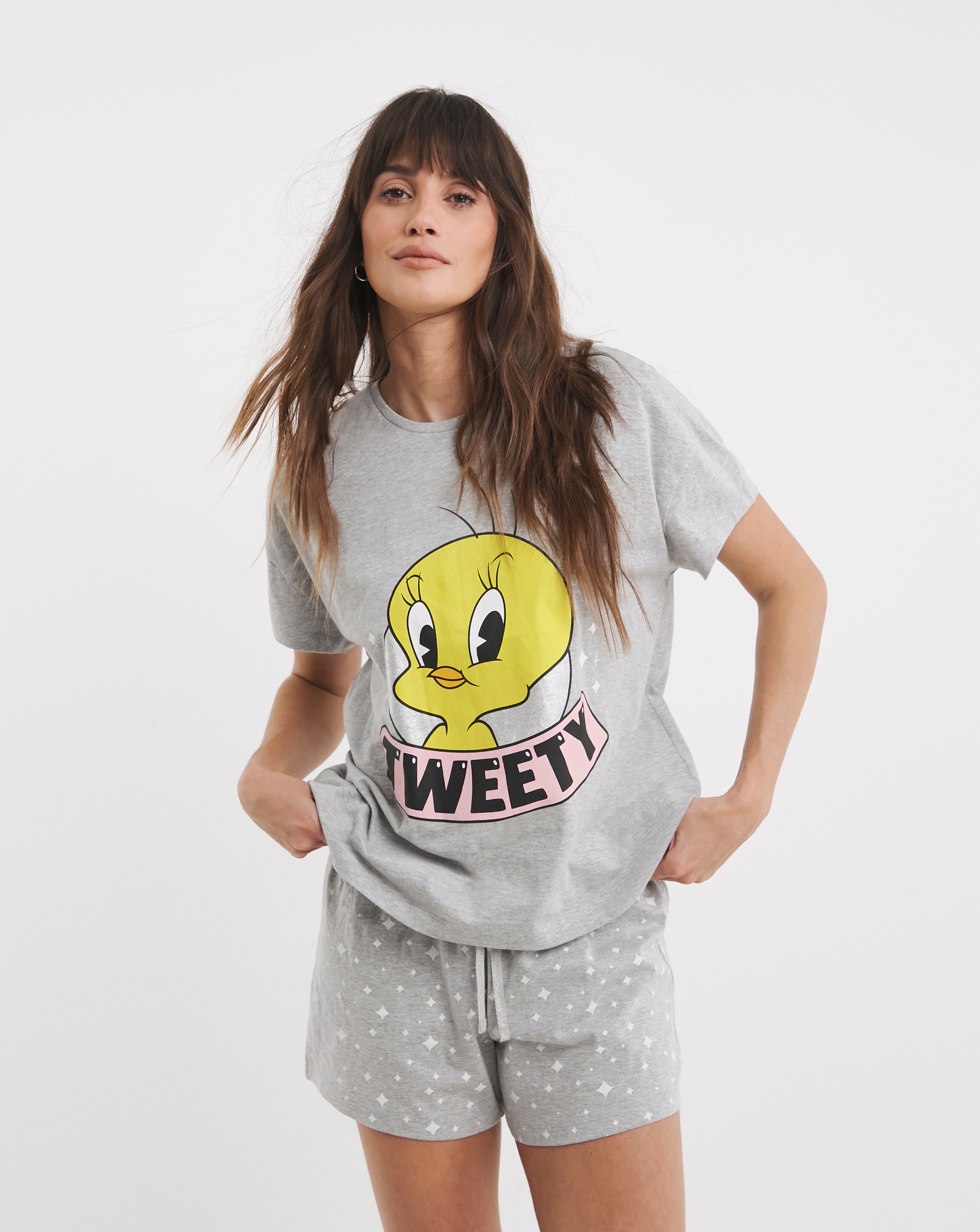 Looney Tunes Tweety Pyjama Short Set | JD Williams