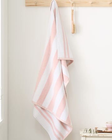 Bianca Reversible Stripe Jacquard Towels