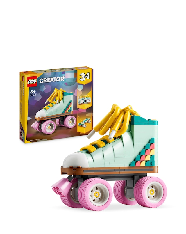 LEGO Creator 3in1 Retro Roller Skate & Toy Skateboard 31148