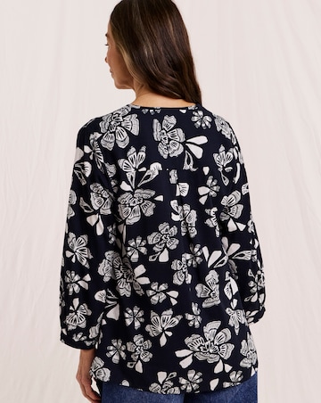 Julipa Contrast Print Blouse