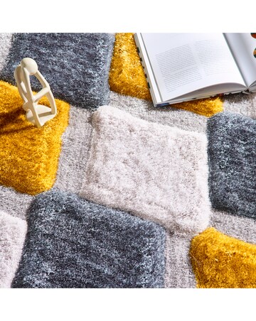 Geo Shaggy Cosy Rug