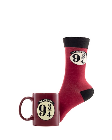 Harry Potter (Platform 9 3/4) Mug & Sock Set