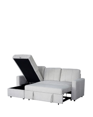 Aspire Nexis Left Corner Chaise Storage Sofa Bed