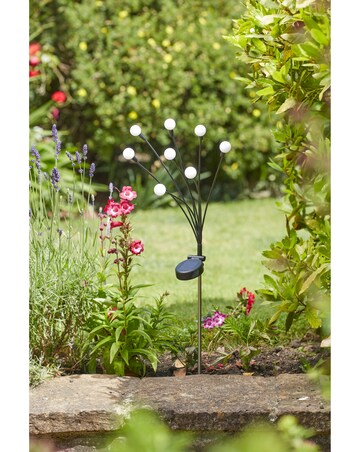 8-Stem GloGlobes Stake Light - Cool White