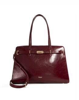 Dune Define Leather Tote Bag