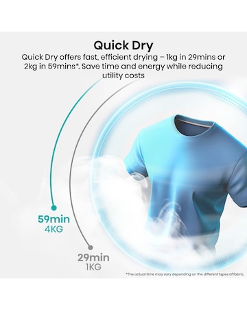 Hisense Power Steam 5i Series DH5I104BWAB WiFi-enabled 10kg Tumble Dryer - White