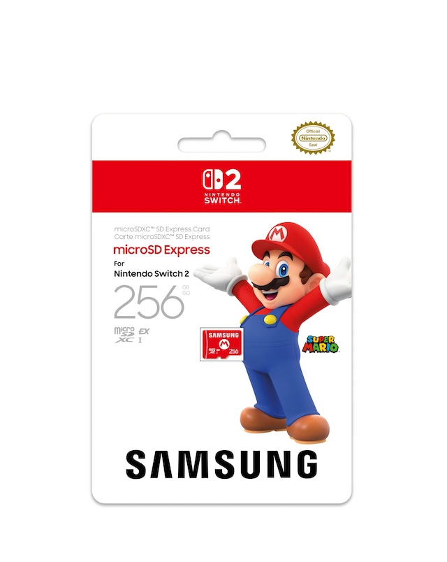 Samsung MicroSD Express Card for Nintendo Switch 2 - 256GB