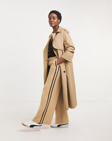 Tailored Side Stripe Wide Leg Trousers