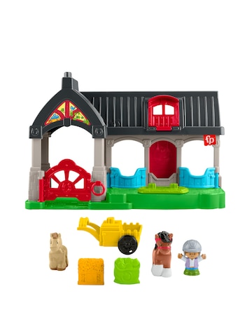 Fisher-Price Little People Friendly Horses Stable Playset
