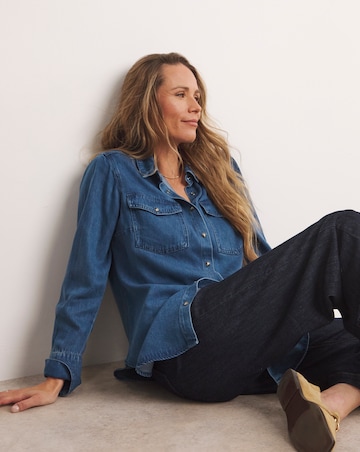 Anthology Blue Denim Shirt with Tencel TM Lyocell