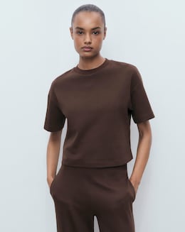 Mango Brown Pico T-Shirt