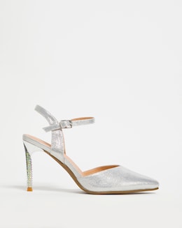 Joanna Hope Diamante Heel Occasion Shoe - Wide Fit (E)