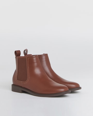 Bettina Classic Ankle Chelsea Boots - Wide Fit (E)