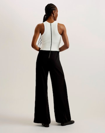 Ted Baker Knit Bodice Wide Leg Jumpsuit