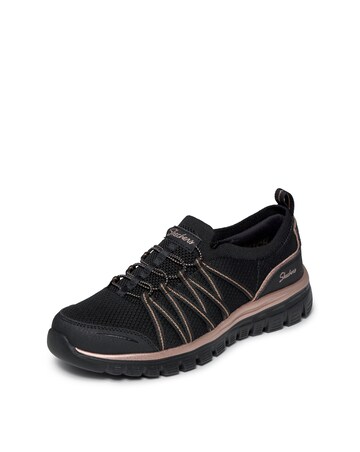 Skechers Black/Rose Graceful Purecrush Trainers - Standard Fit (D)