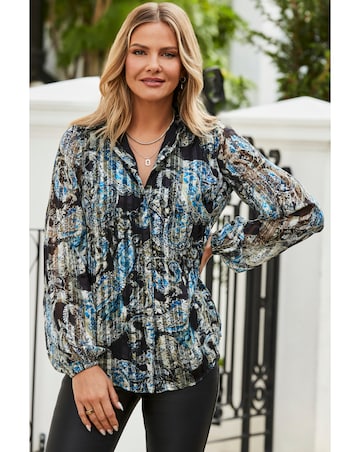 Sosandar Paisley Printed Shirt