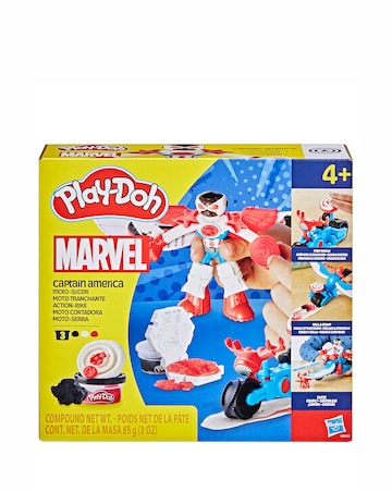 Play-Doh Marvel Playset Captain America Moto-Slicer